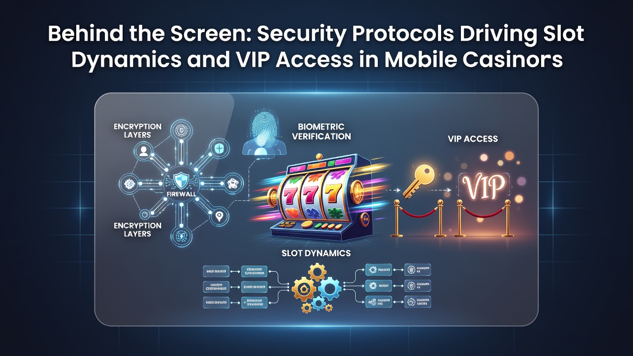 Mobile casino interface displaying secure slot game with encryption indicators and VIP tier indicators
